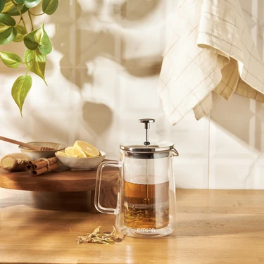 Emsan Double Glass Çift Cidarlı French Press 600