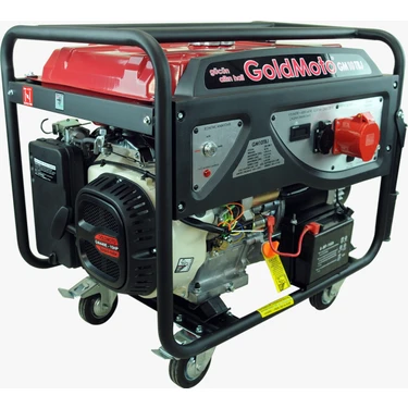 Goldmoto GM10TBJ 10 kVA Trifaze Marşlı ve ipli Benzinli Jeneratör