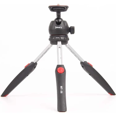 Jmary Mt-35 Tripod 360 Derece Oynar Başlıklı Çok Yönlü Kısa Telefon