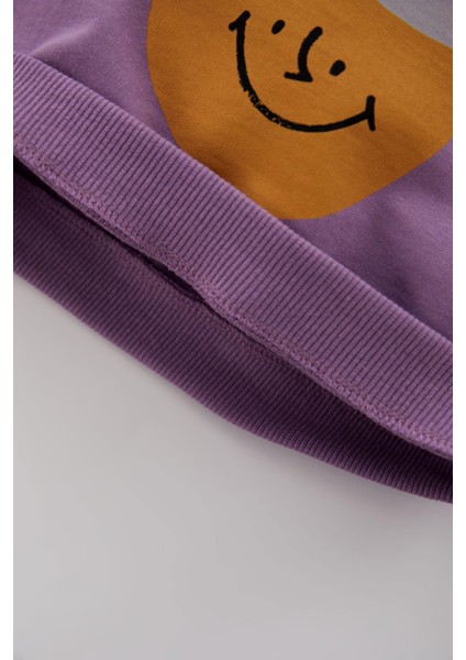 Erkek Bebek İçi Yumuşak Tüylü Sweatshirt Z3797A222WN