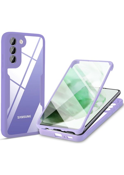 Samsung Galaxy S21 Plus 5g Için Yumuşak Tpu Ekran Koruyucu Telefon Kılıfı - Mor (Yurt Dışından)