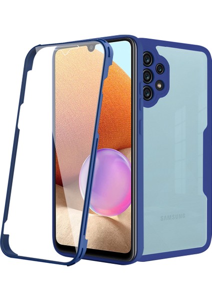 Samsung Galaxy A32 4g Için Yumuşak Tpu Ekran Koruyucu Telefon Kılıfı - Mavi (Yurt Dışından)