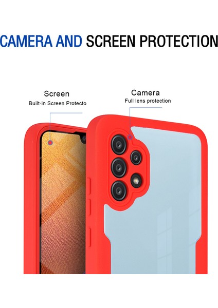 Samsung Galaxy A32 4g Için Yumuşak Tpu Ekran Koruyucu Telefon Kılıfı - Mavi (Yurt Dışından)