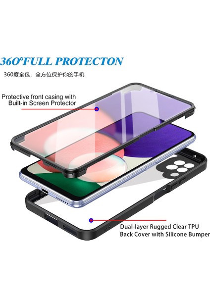 Samsung Galaxy A22 4g Için Yumuşak Tpu Ekran Koruyucu Telefon Kılıfı - Mavi (Yurt Dışından) fiyatları