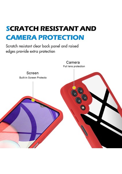 Samsung Galaxy A22 4g Için Yumuşak Tpu Ekran Koruyucu Telefon Kılıfı - Mavi (Yurt Dışından) modelleri