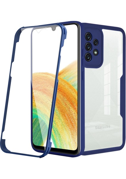 Samsung Galaxy A73 5g Için Yumuşak Tpu Ekran Koruyucu Telefon Kılıfı - Mavi (Yurt Dışından)