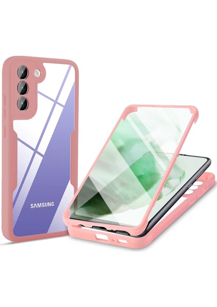 Samsung Galaxy S22 Plus 5g Için Yumuşak Tpu Ekran Koruyucu Telefon Kılıfı - Pembe (Yurt Dışından)