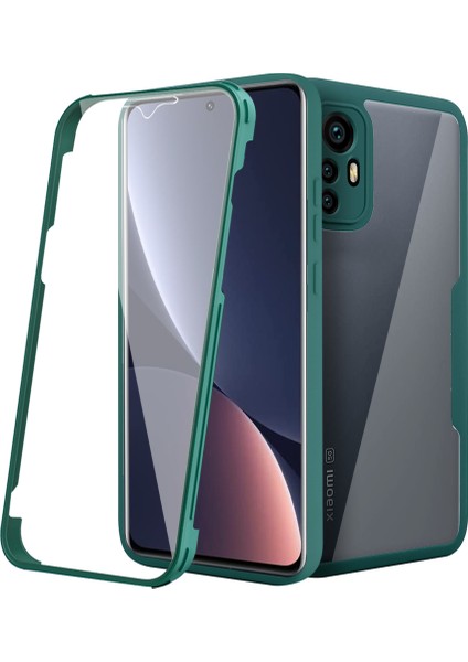 Xiaomi 12 Pro Için Yumuşak Tpu Ekran Koruyucu Telefon Kılıfı - Yeşil (Yurt Dışından)