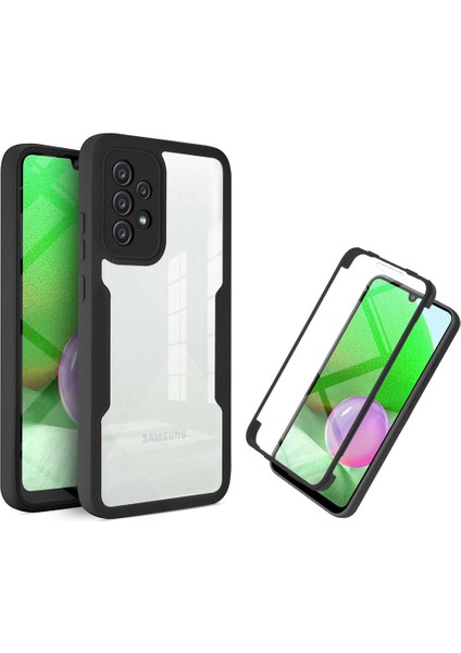 Samsung Galaxy A72 5g/4g Için Yumuşak Tpu Ekran Koruyucu Telefon Kılıfı - Siyah (Yurt Dışından)
