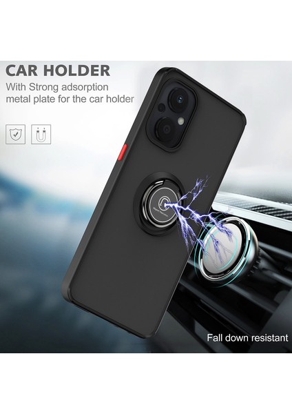 Oneplus Nord N20 5g Için Yüzük Stand Mat Sert Silikon Telefon Kılıfı - Koyu Yeşil (Yurt Dışından) fırsatları