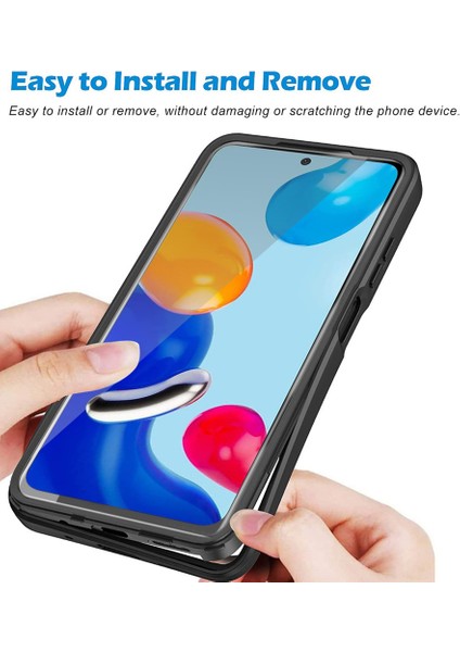 Xiaomi Redmi Note 11 4g/note 11S Için Yumuşak Tpu Ekran Koruyucu Telefon Kılıfı - Siyah (Yurt Dışından)