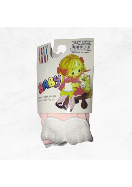 Angel Aks. Pembe Bebek Külotlu Çorap