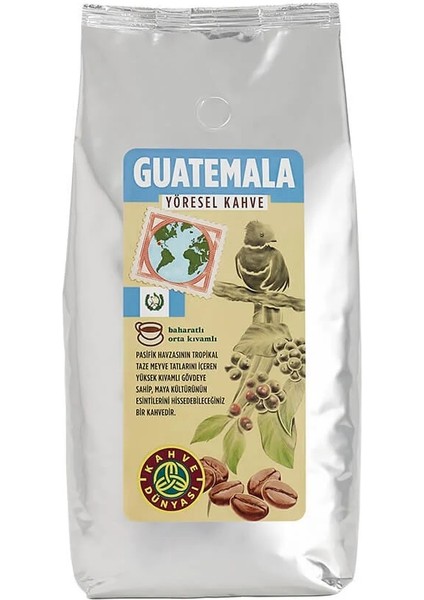 Guatemala Yöresel Filtre Kahve Çekirdek 3 Adet 1kg