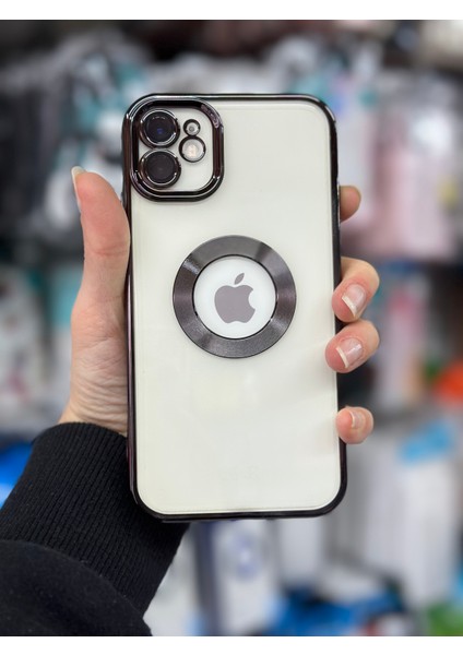 Iphone 12 (6.1 Inch) Uyumlu Extra Kamera Korumalı (Kamerası Lensli) Lazer Kılıf