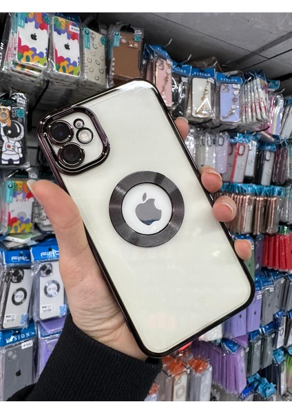 Iphone 12 (6.1 Inch) Uyumlu Extra Kamera Korumalı (Kamerası Lensli) Lazer Kılıf