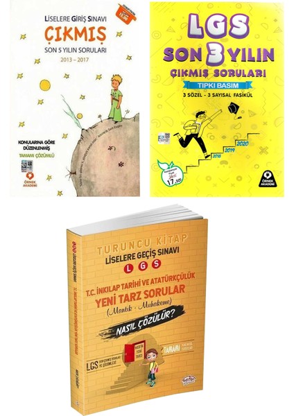 LGS Çıkmış 5 Yıl - 3 Yıl(8 Yıl) - LGS T.C. Inkılap Tarihi ve Atatürkçülük Yeni Tarz Soru Bankası