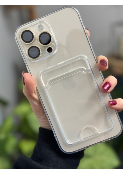 IPhone 14 Pro Uyumlu Şeffaf Kartlı Kamera Korumali Aa Kalite