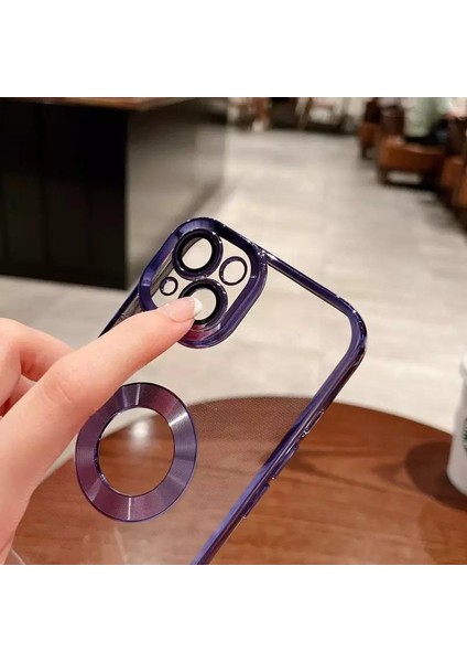 Iphone 14 Promax Uyumlu Derin Mor Extra Kamera Korumalı (Kamerası Cam Lensli) Lazer Kılıf fiyatları