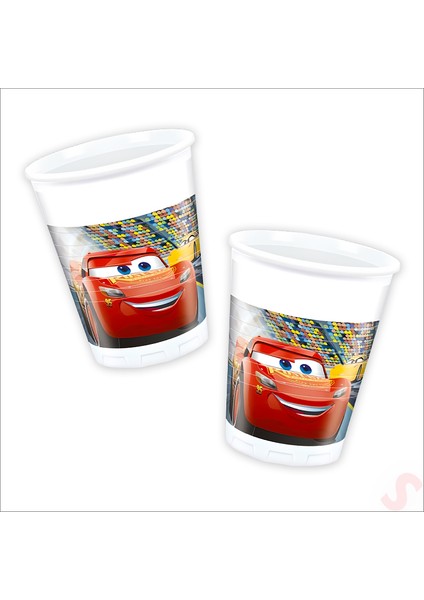 Cars 3, Plastik Bardak - 8 Adet fiyatları