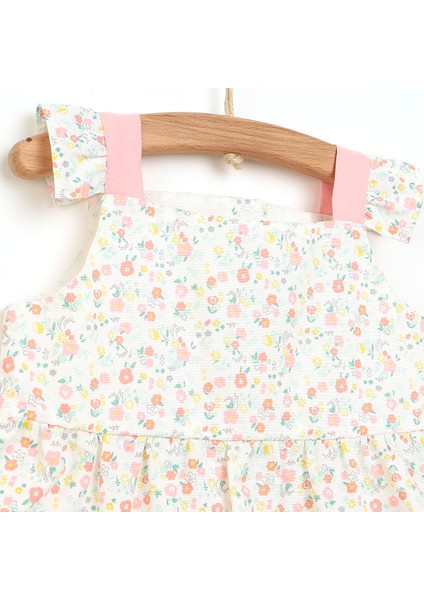 Colorful World Çiçekli Bluz-Şort Takım Kız Bebek