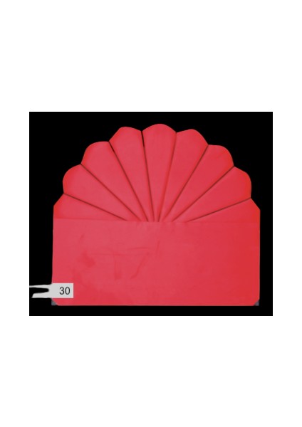 Başlık Alc Midye Model 90CM Baby Face Kumaş Modern Kapitone Kırmızı Renk El Yapımı indirimleri