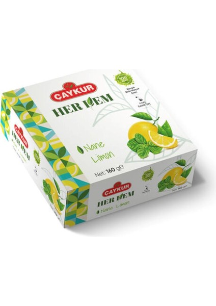 Herdem Nane Limon Çayı Süzen Poşet 16 gr X100