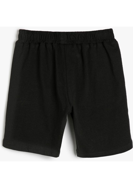 Şort Basic Beli Bağlamalı Cepli Pamuklu fiyatları