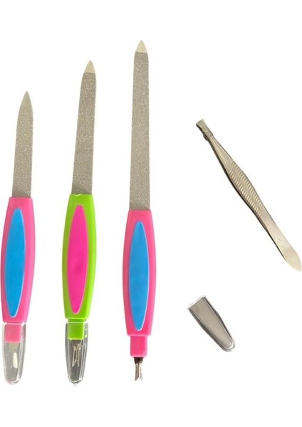 3 Adet Çift Yönlü Törpü ve Cımbız - İkili Set