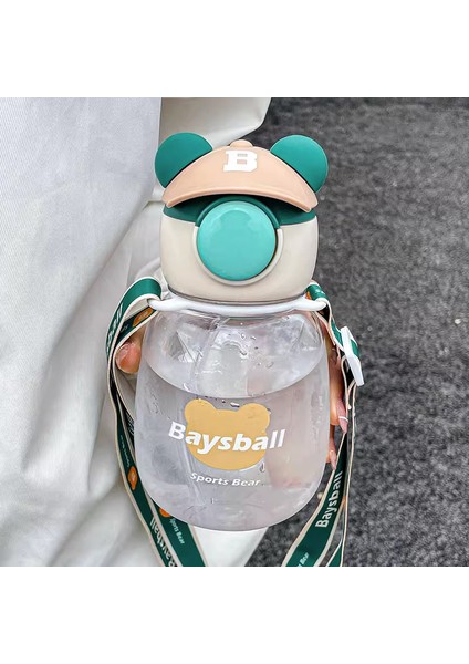 Student Outdoor Portatif Plastik Su Şişesi 650ML Pipetli ve Taşıyıcılı (Yurt Dışından) fiyatları