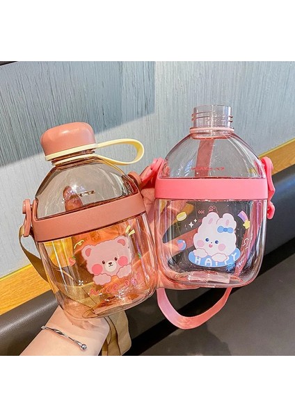Çocuklar Için Taşınabilir Dış Mekan Köşegen Su Şişesi 650ML (Yurt Dışından) fırsatları