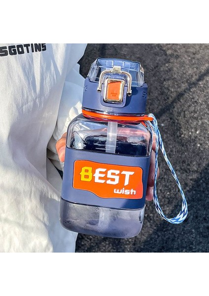 Outdoor Portatif Saplı Plastik Su Şişesi 850ML Pipetli (Yurt Dışından) fiyatları