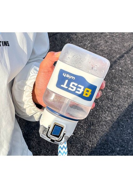 Outdoor Portatif Saplı Plastik Su Şişesi 850ML Pipetli (Yurt Dışından) modelleri