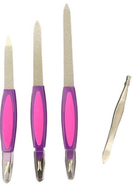 3 Adet Çift Yönlü Törpü ve Cımbız - İkili Set
