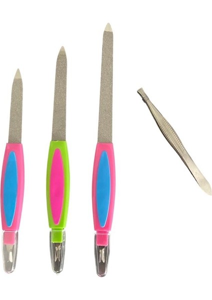 3 Adet Çift Yönlü Törpü ve Cımbız - İkili Set