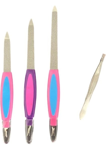 3 Adet Çift Yönlü Törpü ve Cımbız - İkili Set