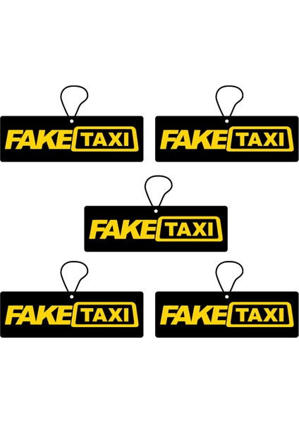 Jethızında 5'li Set Fake Taxi Tasarımlı Oto Kokusu