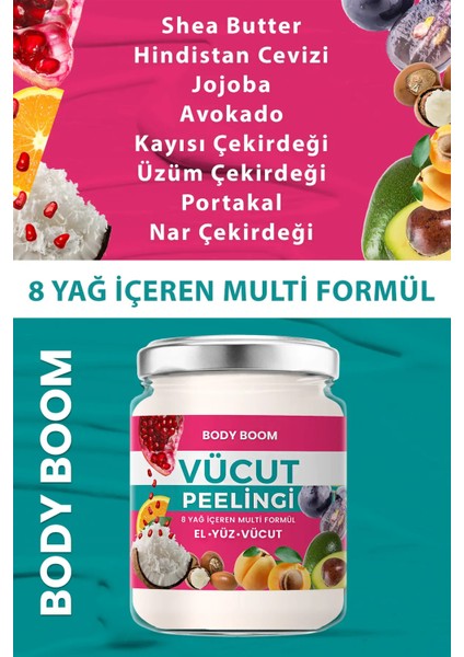 BODY BOOM Gurmar El Ayak Vücut Peelingi 190 ML