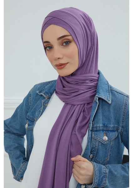 Önü Çapraz Pratik Penye Şal,ps-40