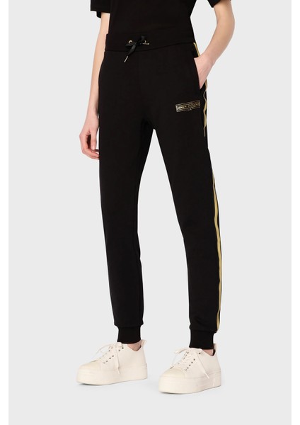 Logolu Belden Bağlamalı Regular Fit Jogger Pantolon Bayan Pantolon 3rypca YJ68Z 1200