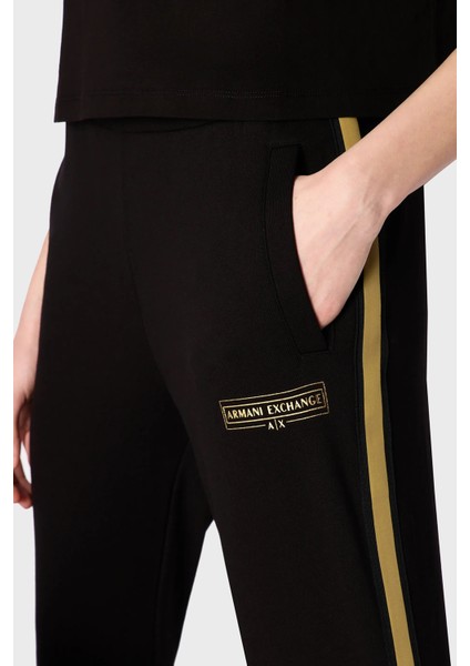 Logolu Belden Bağlamalı Regular Fit Jogger Pantolon Bayan Pantolon 3rypca YJ68Z 1200