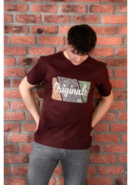 Fbı Jeans Desenli Slimfit Pamuklu Erkek T-Shirt