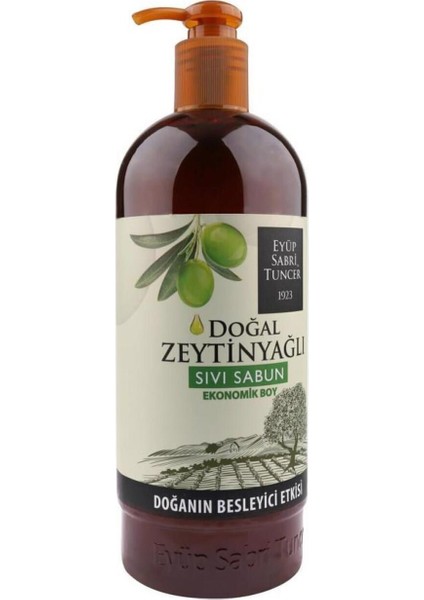 Doğal Zeytinyağlı Sıvı Sabun 750 ml Pet Şişe - 3 Adet