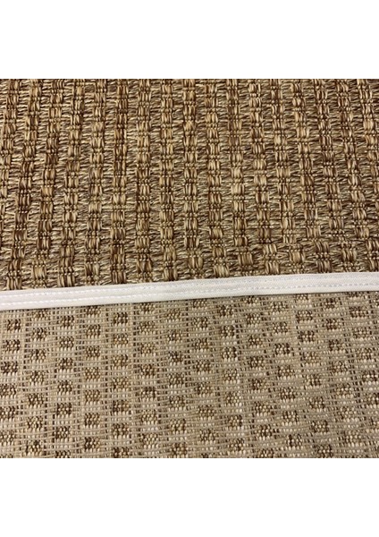 Kahverengi Sisal Jüt Halı - Hasır Görünümlü Salon & Mutfak Halısı - Hoom Rugs Sisal Jüt 666