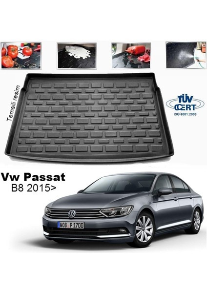 Volkswagen Passat B8 Bagaj Havuzu Paspası 2015 Sonrası