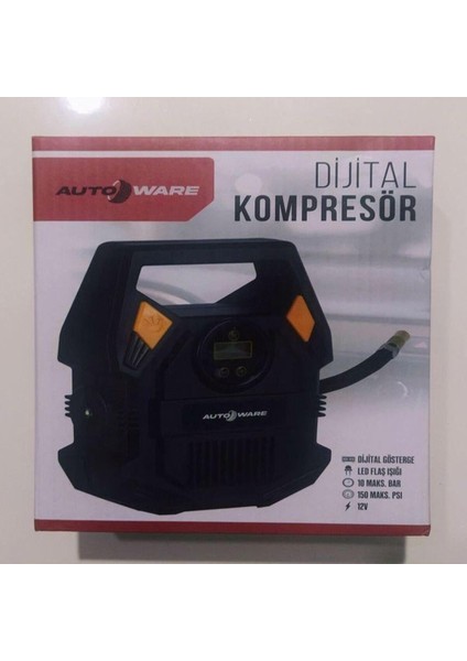 Dijital Kompresör LED Işıklı