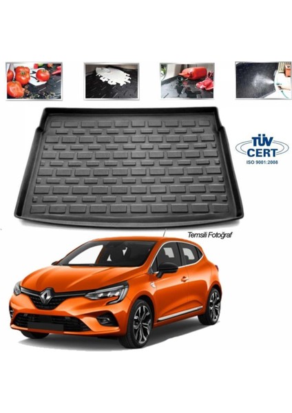 Renault Clio 5 Bagaj Havuzu Paspası 2019 Sonrası Ldr