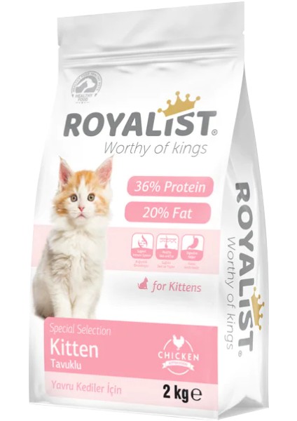 Premium Kitten Tavuklu Yavru Kedi Maması 2 kg