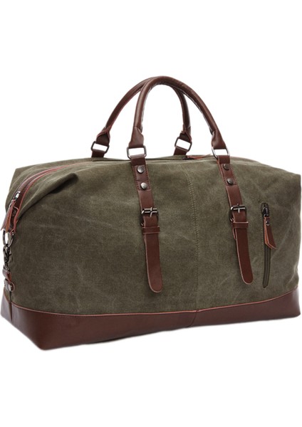 New Home Vintage Canvas Large Capacity 45L Travel Bag Luggage Bag Handbag Unisex (Yurt Dışından)