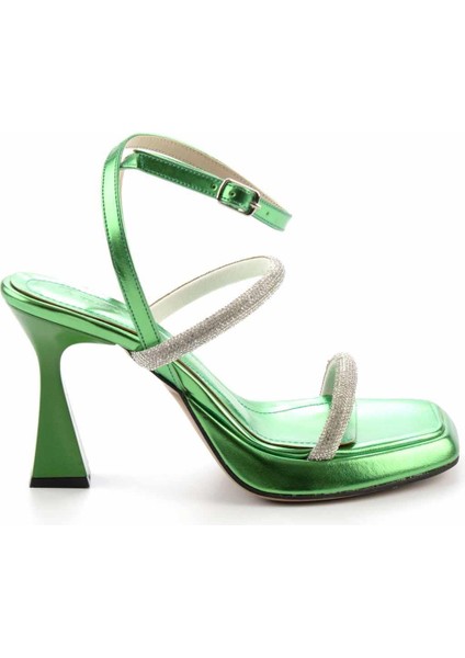 Metalik Yeşil Kadın Abiye Ayakkabı K05215400809 fiyatları