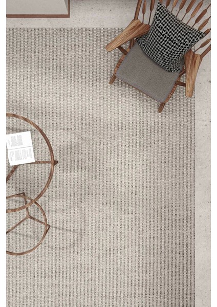 Gri Sisal Jüt Halı - Modern Ve Minimalist Salon Halısı - Hoom Rugs Sisal Jüt 666